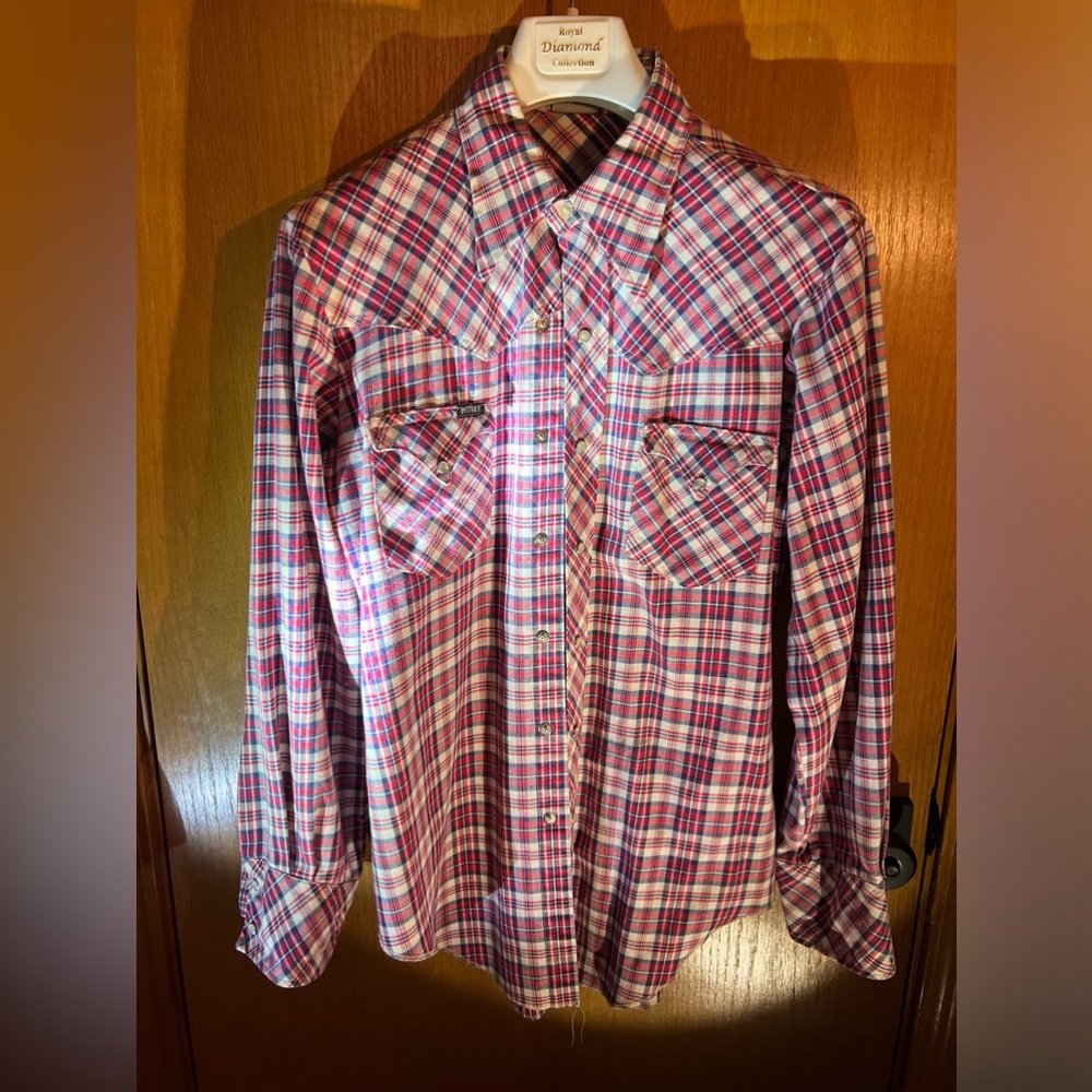Vintage Miller Western Wear Pearl Button Down
